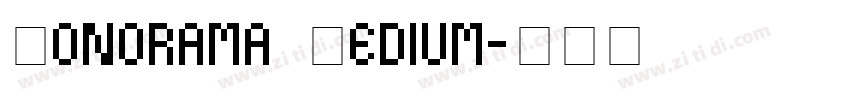 Monorama Medium字体转换